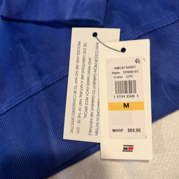 Tommy Hilfiger royal blue hooded sweatshirt - Picture 3 of 3